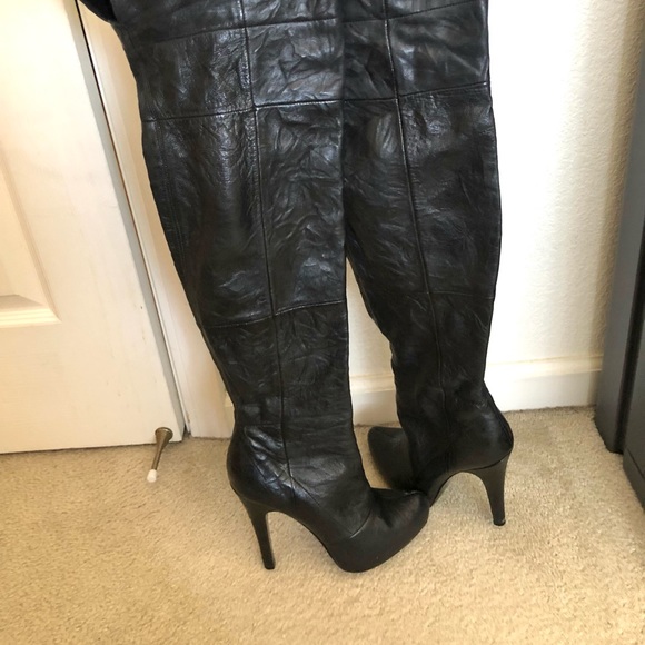 Report Signature Fairfax OTK boots black sz 6.5 - Picture 6 of 12